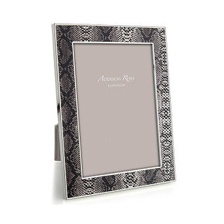 Natural Snake & Silver Frame