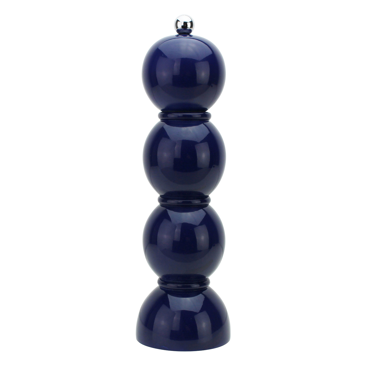 Navy Lacquer Bobbin Salt or Pepper Mill Grinder - Addison Ross Ltd UK