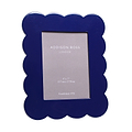 Navy Scalloped Lacquer Photo Frame - Addison Ross Ltd UK