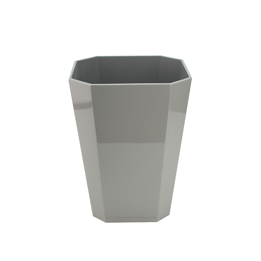 Octagonal Lacquer Bin – Chiffon Grey - Addison Ross Ltd UK