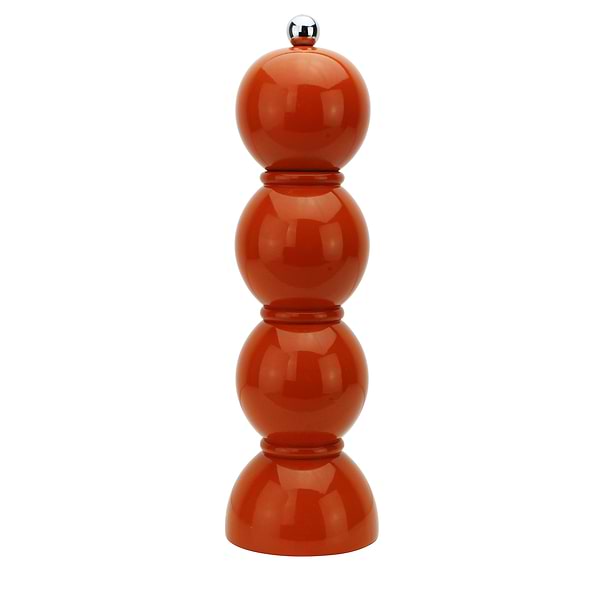 Orange Lacquer Bobbin Salt or Pepper Mill Grinder - Addison Ross Ltd UK