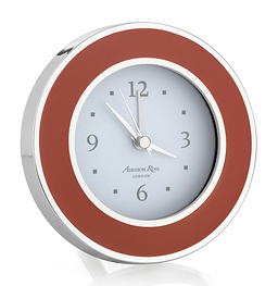 Orange & Silver Alarm Clock