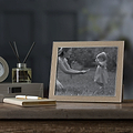 Sand Shagreen & Silver Frame - Addison Ross Ltd UK