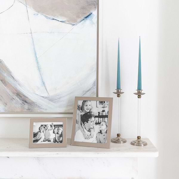 Sand Shagreen & Silver Frame - Addison Ross Ltd UK