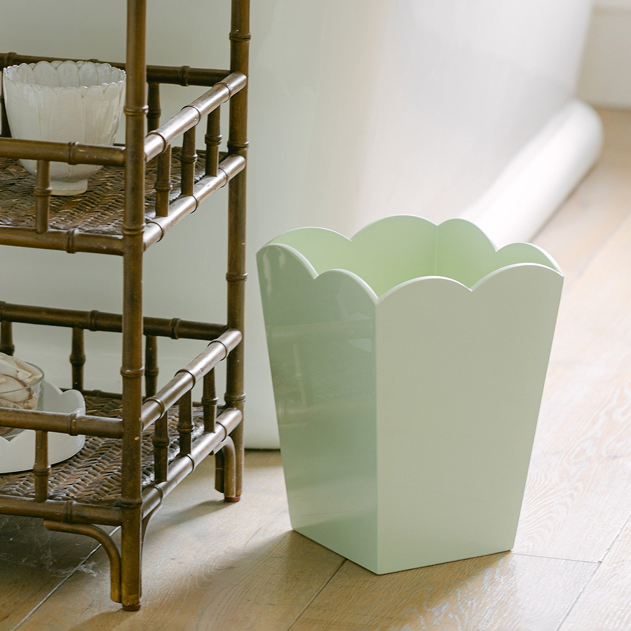 Scallop Bin Mint Green - Addison Ross Ltd UK