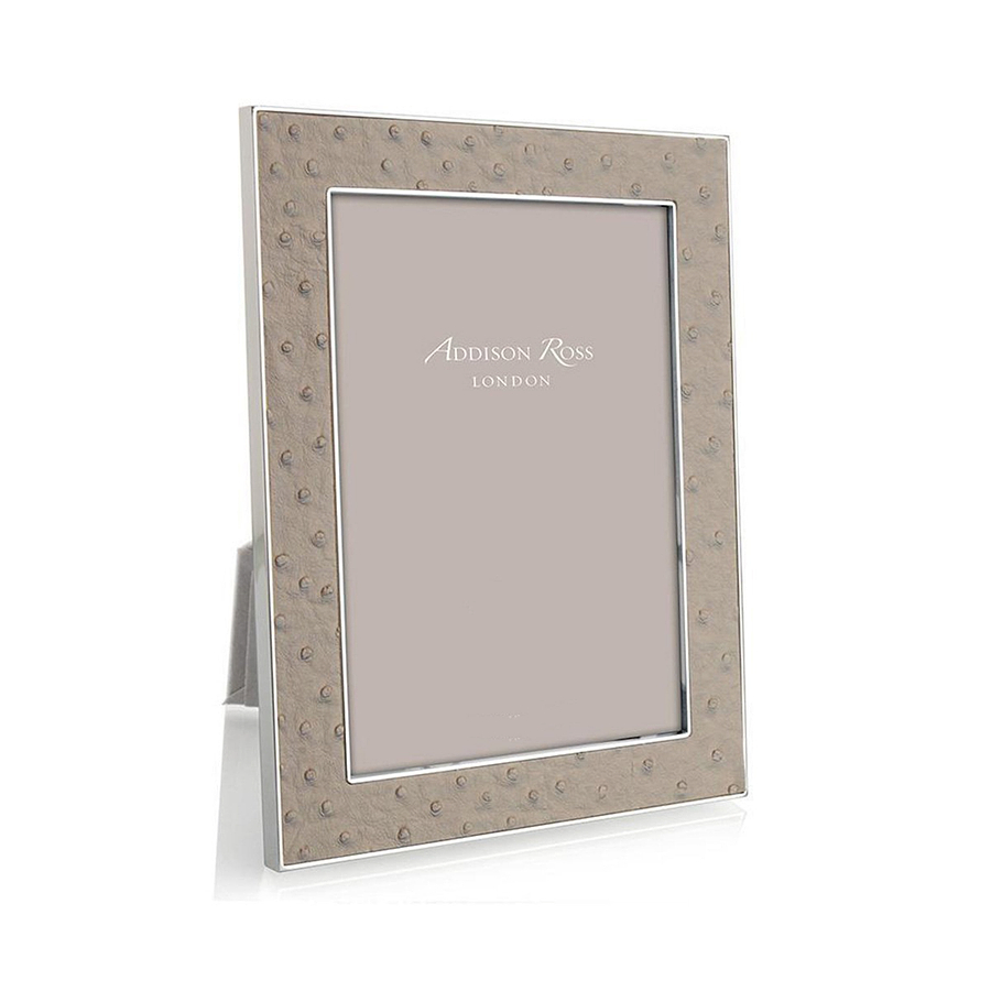 Shadow Ostrich & Silver Frame - Addison Ross Ltd UK