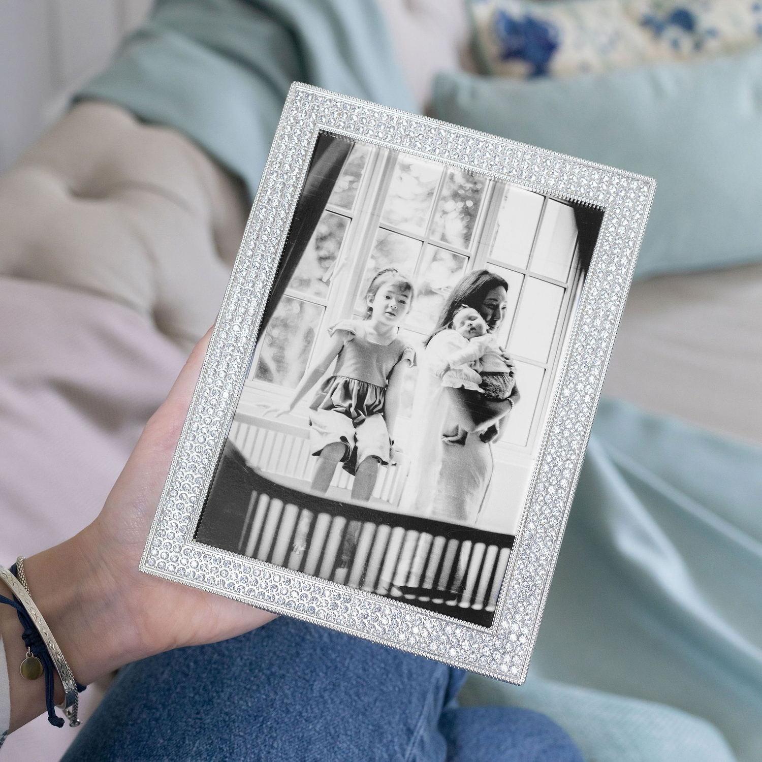 Silver Florence Diamante Frame - Addison Ross Ltd UK