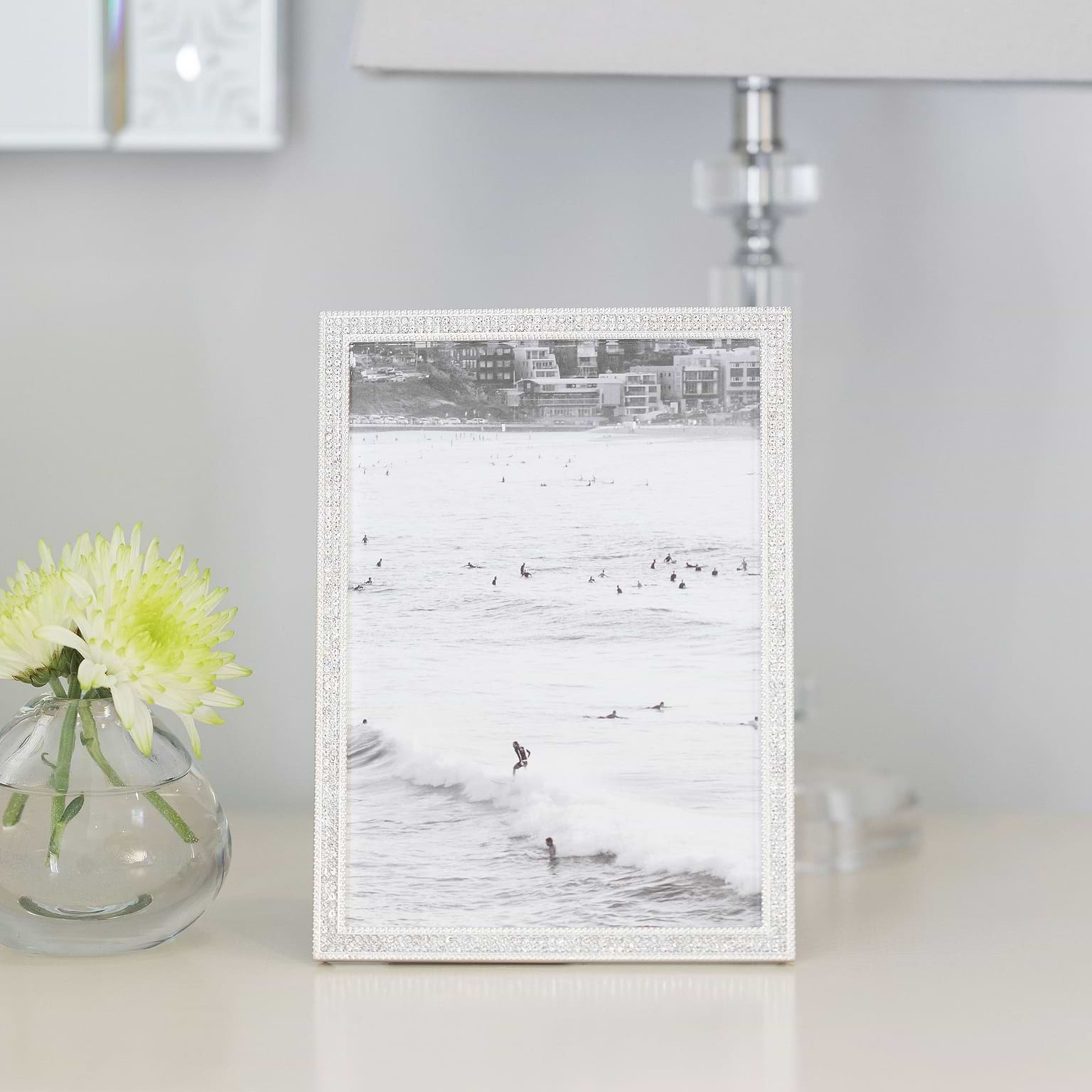 Silver Rosemary Diamante Frame - Addison Ross Ltd UK