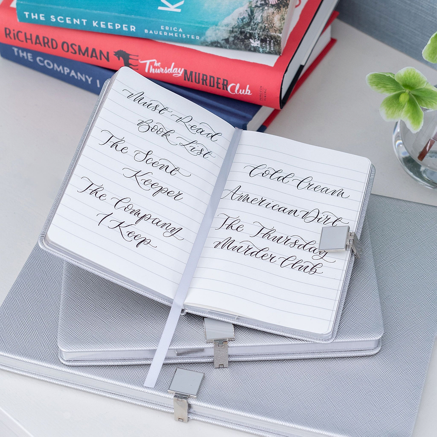 Silver & Silver A6 Notebook - Addison Ross Ltd UK