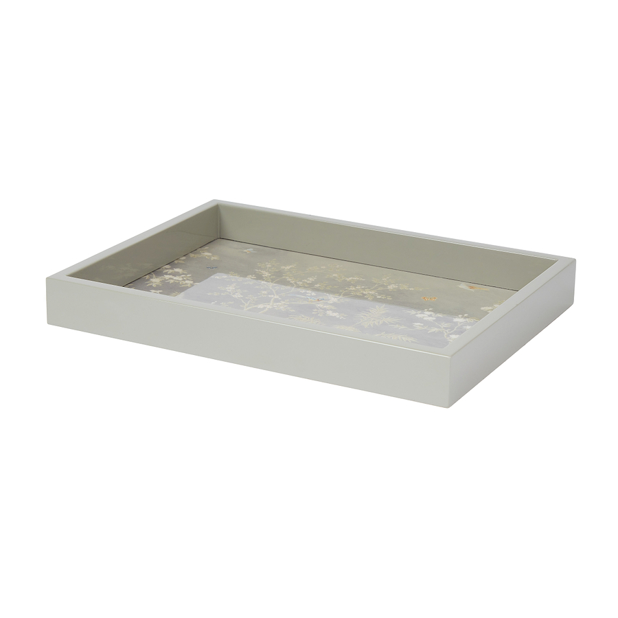 Grey Small Chinoiserie Tray - Addison Ross Ltd UK