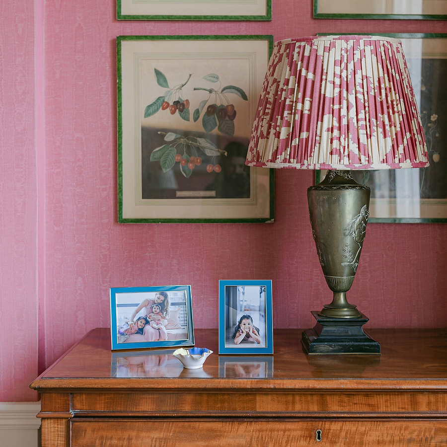 Teal Enamel & Silver Frame - Addison Ross Ltd UK