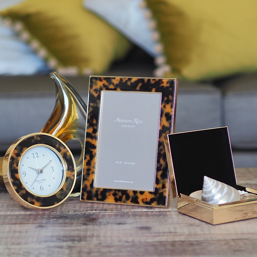 Tortoiseshell & Gold Photo Frame - Addison Ross Ltd UK