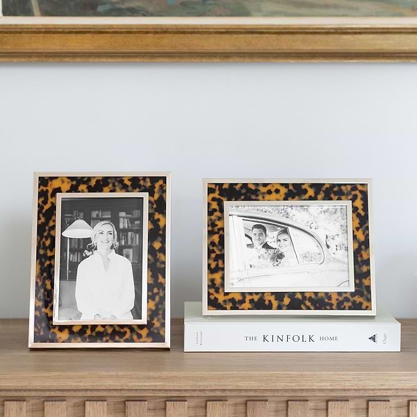 Tortoiseshell & Silver Photo Frame - Addison Ross Ltd UK