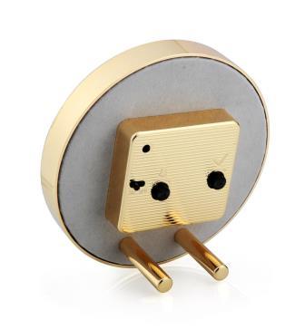 Turquoise Blue & Gold Alarm Clock - Addison Ross Ltd UK
