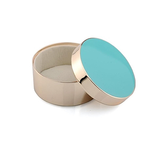 Turquoise & Gold Trinket Pot