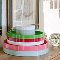 Watermelon Round Large Lacquered Tray - Addison Ross Ltd UK