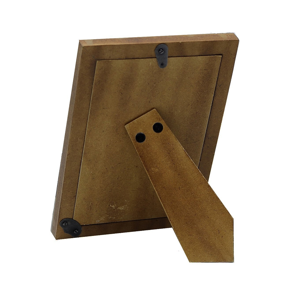 White Bone 4 x 4 Photo Frame With Brass Border - Addison Ross Ltd UK