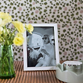 White Enamel & Silver Frame - Addison Ross Ltd UK