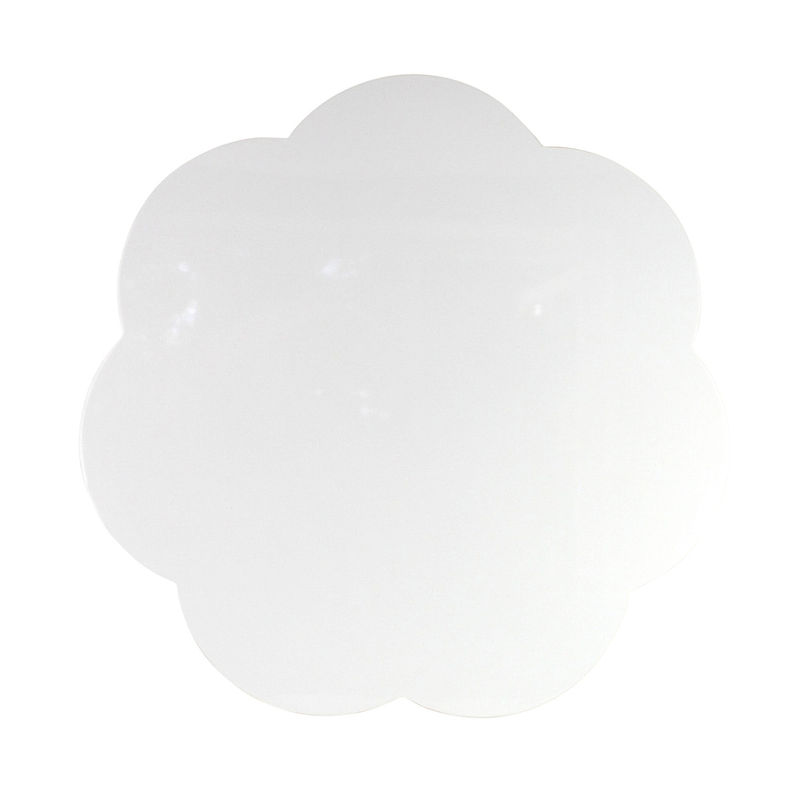 White Large Scallop Lacquer Placemats – Set of 4 - Addison Ross Ltd UK