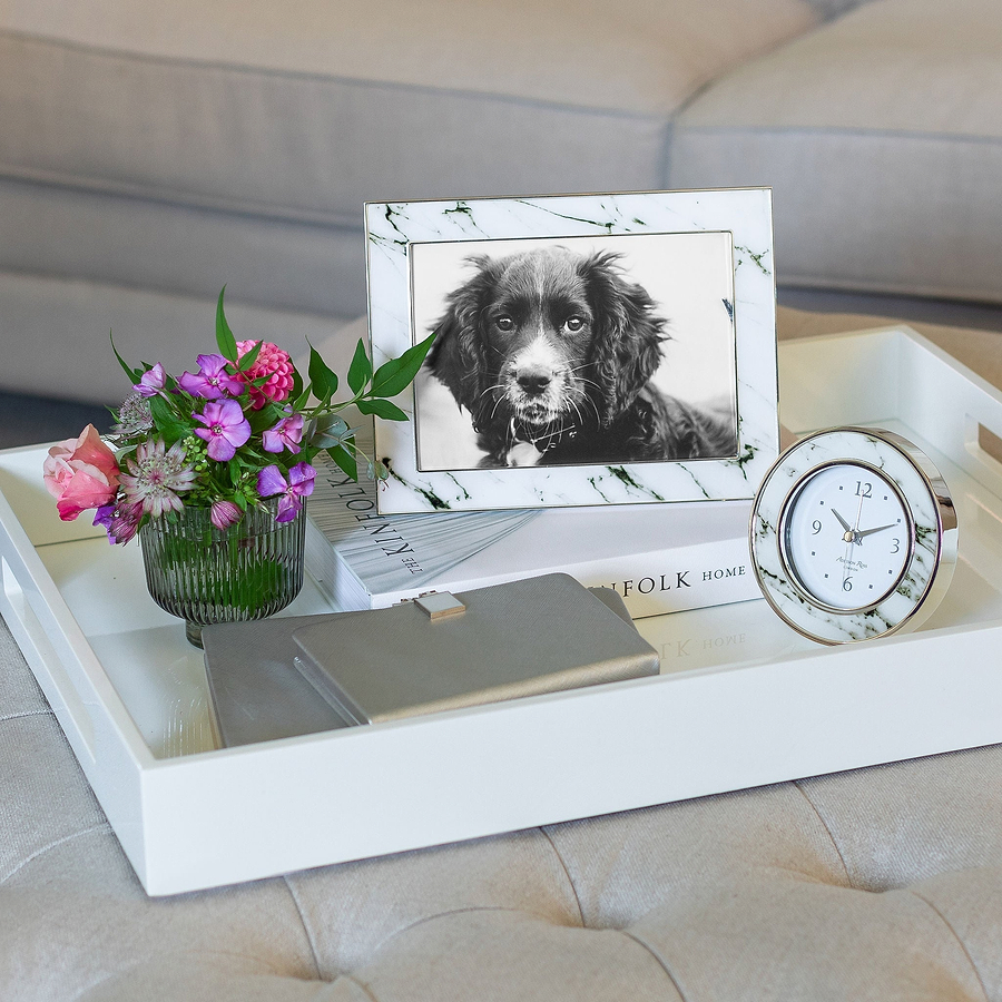White Marble Frame - Addison Ross Ltd UK