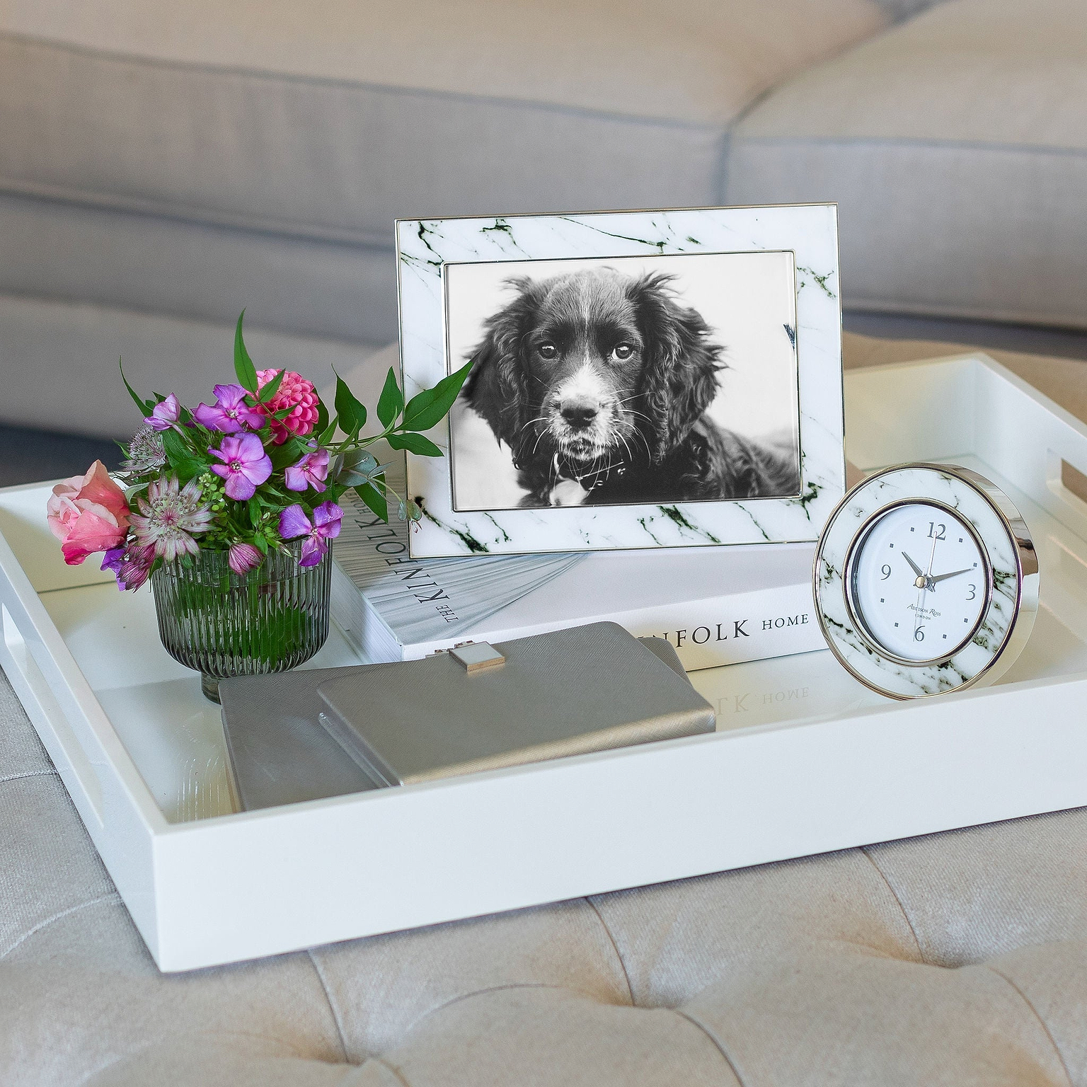 White Marble Frame - Addison Ross Ltd UK