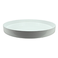 White Round Large Lacquered Tray - Addison Ross Ltd UK