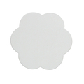 White Scallop Coasters – Set of 4 - Addison Ross Ltd UK