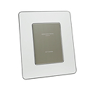 White & Silver Enamel Studio Photo Frame