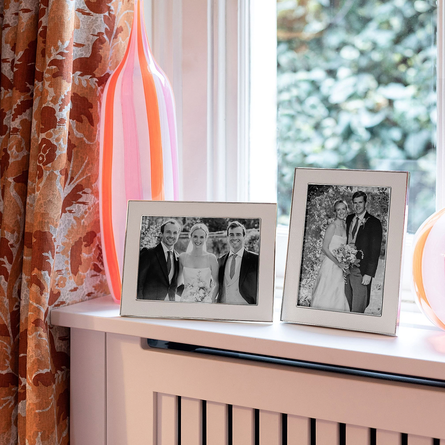 White Snake & Silver Frame - Addison Ross Ltd UK