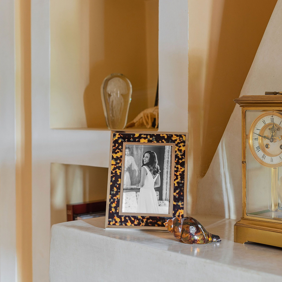 Windsor Tortoiseshell & Silver Photo Frame - Addison Ross Ltd UK