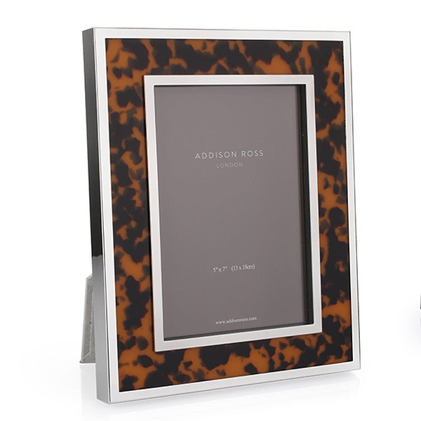 Windsor Tortoiseshell & Silver Photo Frame - Addison Ross Ltd UK