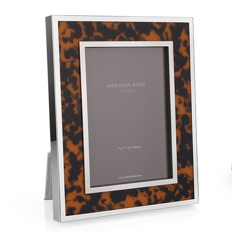 Windsor Tortoiseshell & Silver Photo Frame - Addison Ross Ltd UK