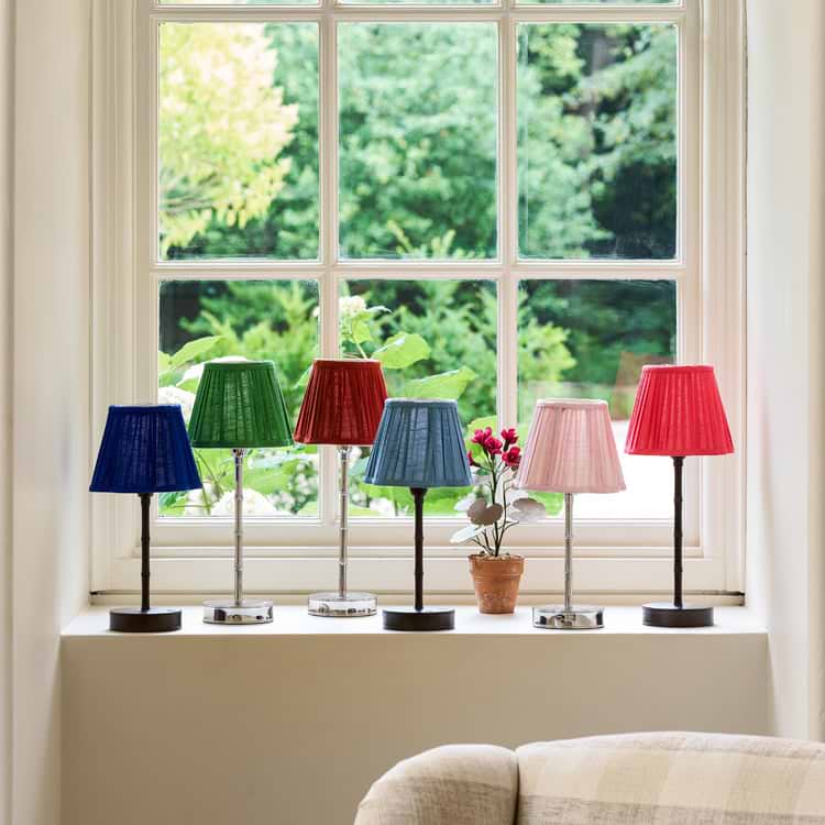 Pleated Lampshades for Table Lamps