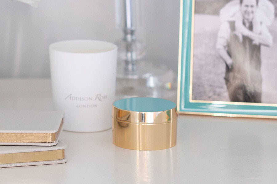 Gold Trinket Pots store your jewelry - Gold pots by Addison Ross USA