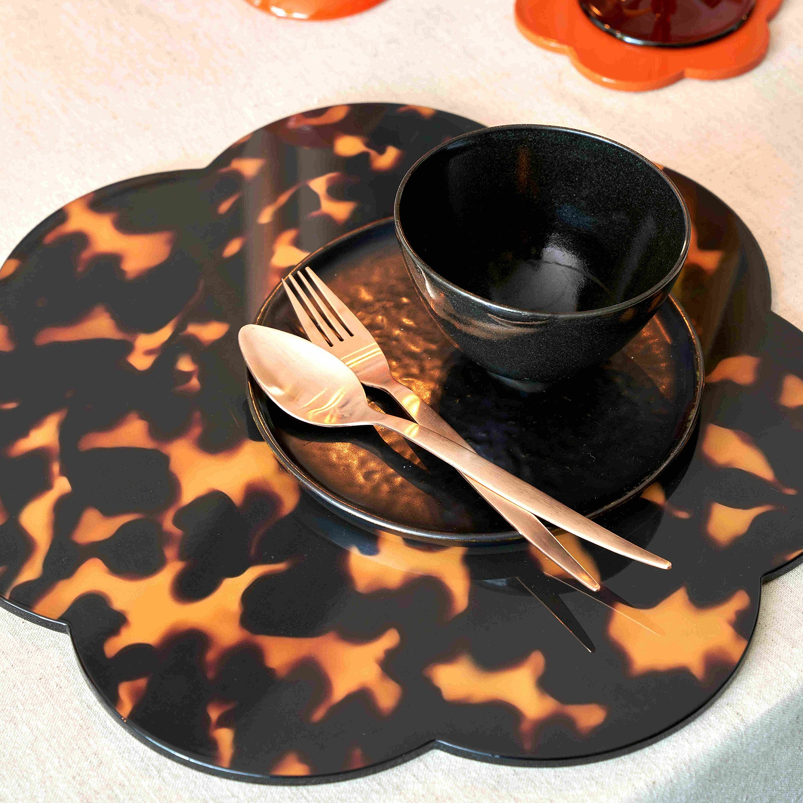 Faux Tortoiseshell Placemats - Set of 4 – Addison Ross Ltd USA