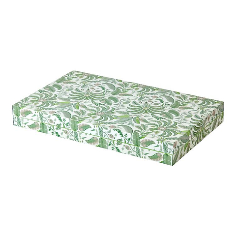 Palm Beach Green Lacquer Backgammon Set