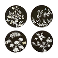 Black Chinoiserie Coasters - Set of 4 - Limited Edition