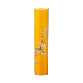 Yellow Chinoiserie Candlestick