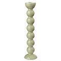 Extra Tall Sage Bobbin Candlestick - 33cm