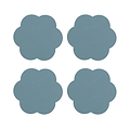 Chambray Blue Coasters – Set of 4