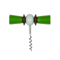 Bow Tie Corkscrew Leaf & Eau de Nil