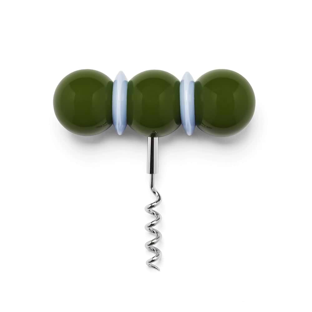 Bobbin Corkscrew Khaki Green & Pale Denim