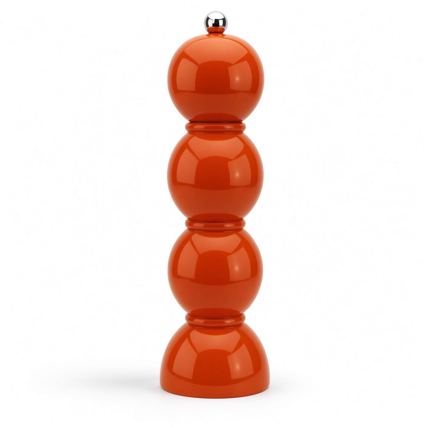 Orange Bobbin Salt or Pepper Mill