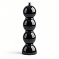 Black  Bobbin Salt or Pepper Mill