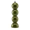 Khaki Bobbin Lacquer Salt or Pepper Mill