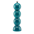 Teal Bobbin Lacquer Salt or Pepper Mill