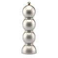 Silver Bobbin Salt and Pepper Mill