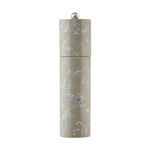 Grey Chinoiserie Salt or Pepper Mill