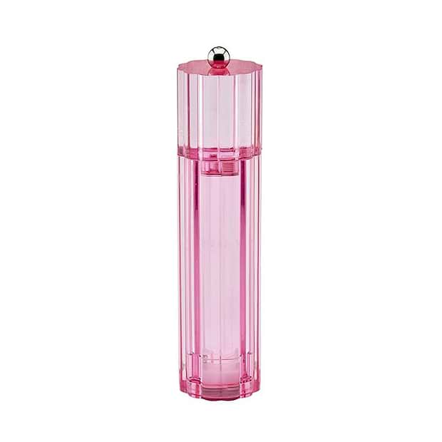 Pink Icy Flute Salt or Pepper Mill