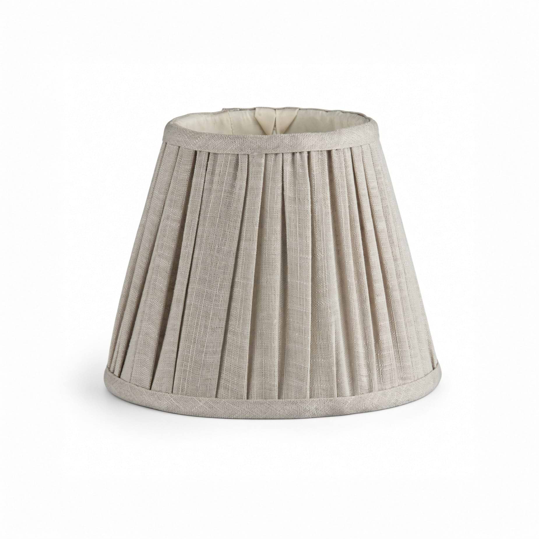 Chiffon Grey Empire Lampshade - 6"